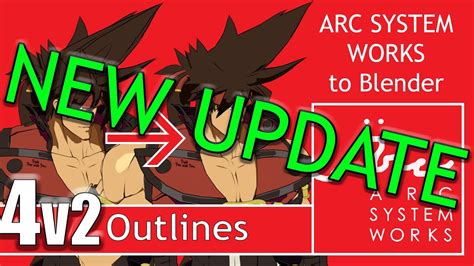 Arc System Works To Blender Guide V Creating Outlines Updated