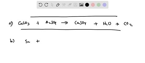 Solved Write The Balanced Chemical Equation For The Following A