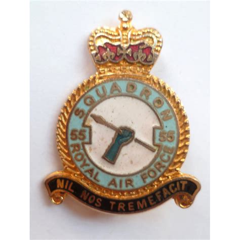 Raf No 55 Squadron Royal Air Force Crest Badge