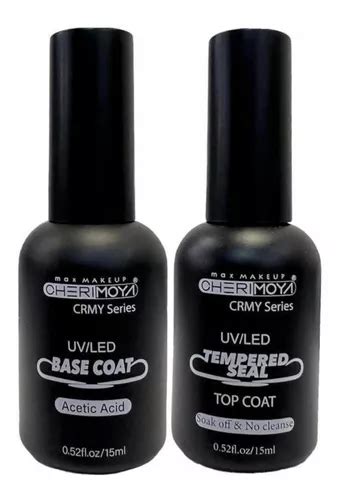 Kit Base Coat Top Coat Para Manicure Cherimoya Cuotas Sin Inter S