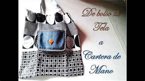 C Mo Hacer Un Bolso De Tela Se Transforma En Cartera De Mano Paso