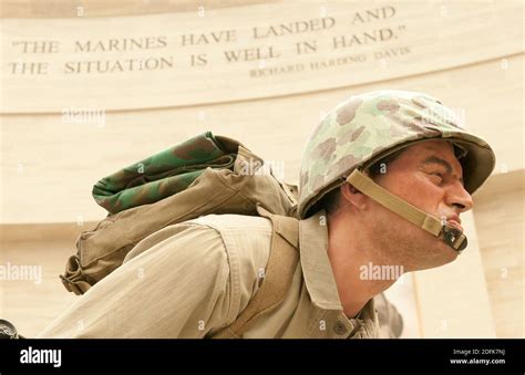 Museum exhibit at the National Museum of the Marine Corps in Quantico, Virginia Stock Photo - Alamy