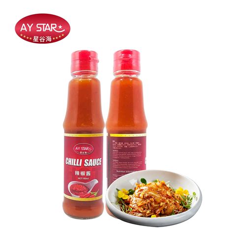 Food Consumer Products OEM Brand Glass Bottle Thai Hot Chilli Sauce Ml China Chili Sauce