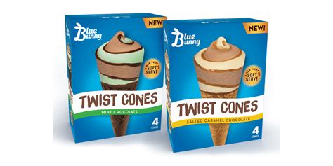 Blue Bunny Ice Cream Sundaes Cones Bars Blue Bunny