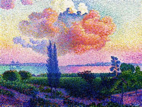 Tableau Classiques De L Art Henri Edmond Cross Le Nuage Rose