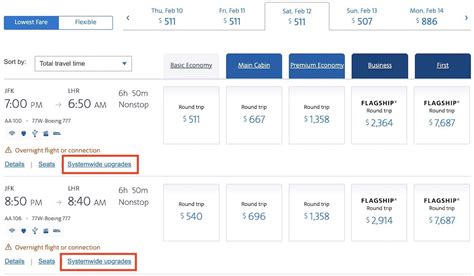 Guide To American Airlines Systemwide Upgrades