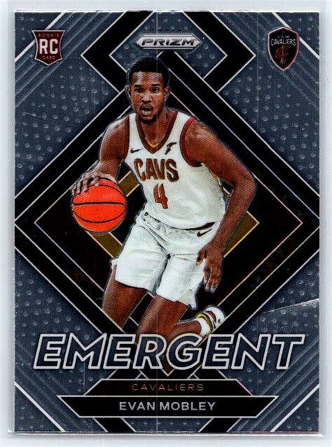 Panini Prizm Evan Mobley Rc Emergent Cleveland Cavaliers Ebay