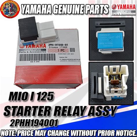 Mio I Aerox V Starter Relay Assy Ygp Genuine Ph H