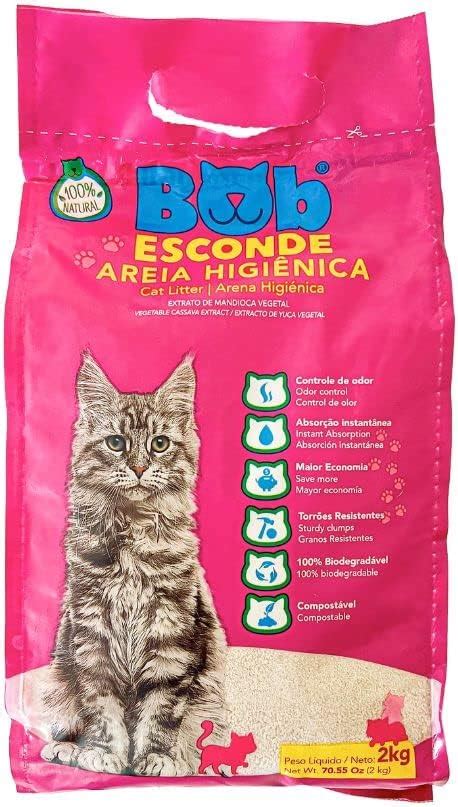 Gatomoderno Areia Higiênica Biodegradável para Gatos Bob Esconde 100