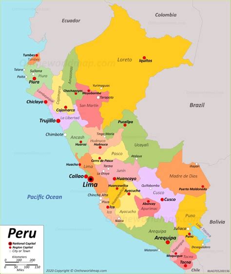 Peru Map Discover Peru With Detailed Maps