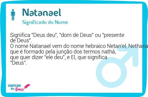 Significado Do Nome Natanael Significado Dos Nomes