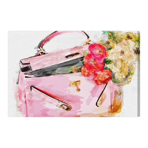 Oliver Gal Blooming Love Canvas Wall Art - #23G57 | Lamps Plus