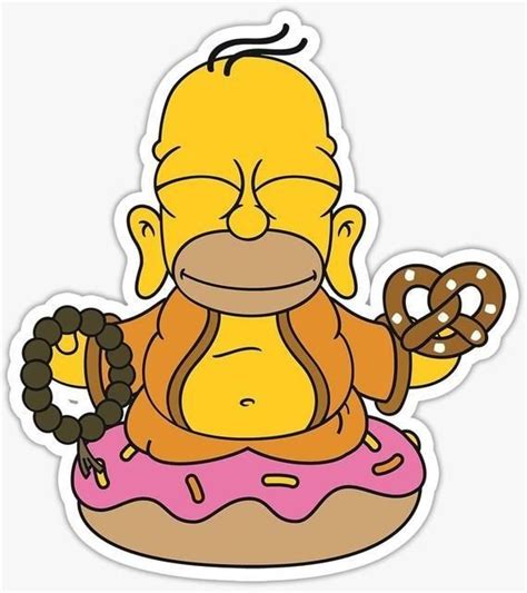 Pin By Onda Bloom On Stickers Simpsons Drawings Homer Simpson Cute