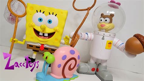 Super7 Ultimates Nickelodeon SpongeBob SquarePants And Sandy Cheeks