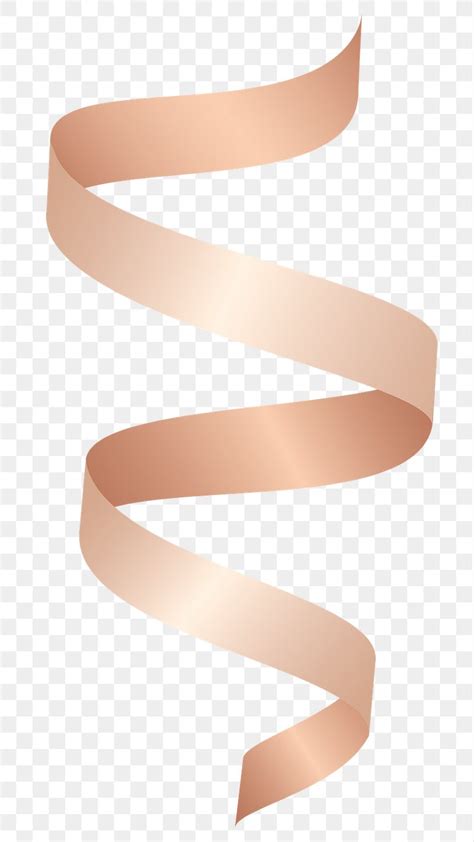 Pink Gold Ribbon Element Transparent Premium Png Sticker Rawpixel