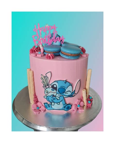 Layer cake stitch Idée gateau anniversaire Idée gateau Gateau