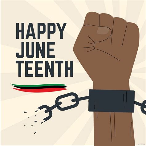 Happy Juneteenth Clipart in Illustrator, SVG, JPG, EPS, PNG - Download | Template.net