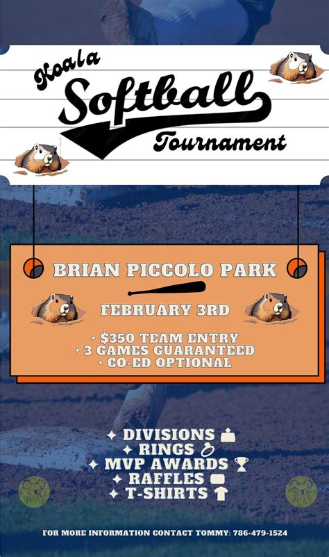 Adult Slow Pitch Softball Tournament Rmiami