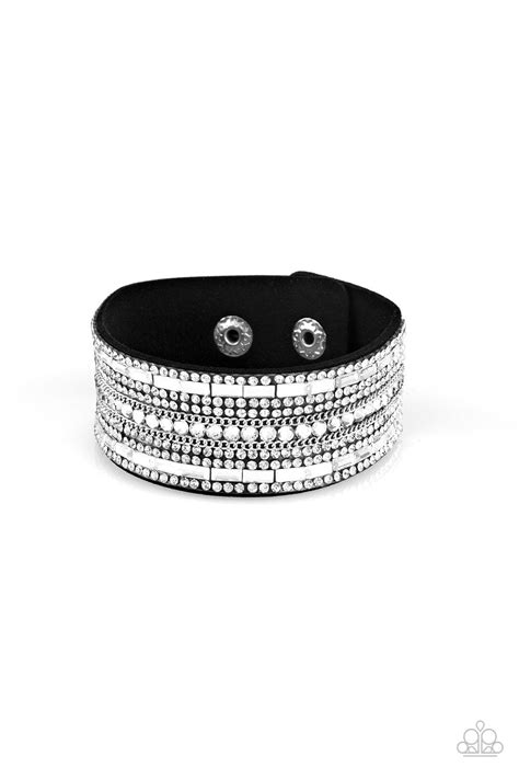 Paparazzi Rebel Radiance Black Wrap Bracelet Carasshop