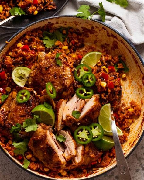 Pollo Y Arroz Mexicano One Pot Recetástico