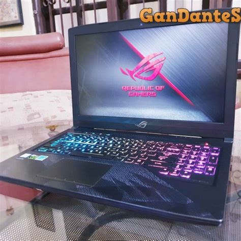 Jual Asus Rog Strix Gl503ge Gaming Laptop I7 W 12 Core Gddr5x 1050 Ti Kota Bandung Gandante