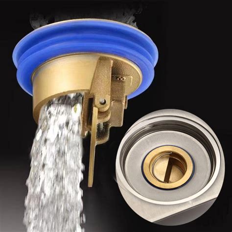 Seal Stopper Shower Drainer One Way Valve Drain Cover Sewer Strainer