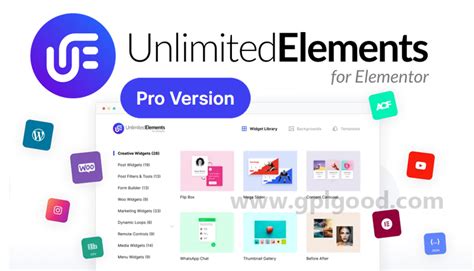 Unlimited Elements Pro Premium For Elementor Gpl Good