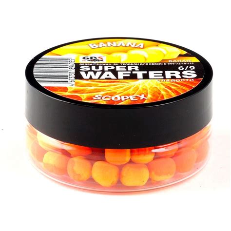 Вафтерсы GBS SUPER WAFTERS 6x9 мм, 48 гр (Banana Scopex Банан Скопекс ...
