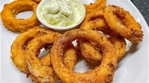 Onion Ham Cheese Rings A Tasty Snack With Wasabi Mayo Youtube