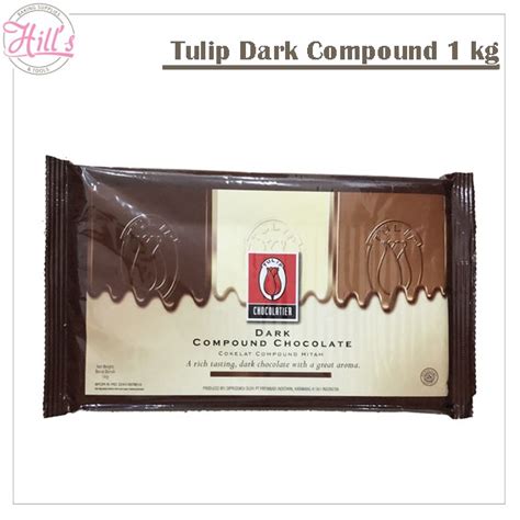 Jual TULIP DARK CHOCOLATE COMPOUND 1 KG COKELAT MASAK COKLAT BATANG