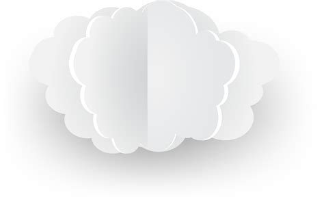 White Cloud Crop Out Icon 16331978 PNG