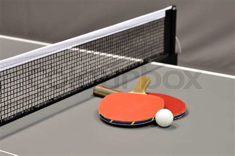 table tennis equipment | Stock image | Colourbox