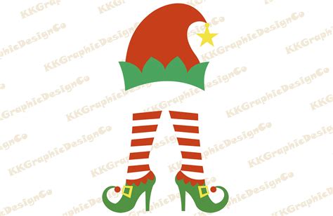 Elf Feet Svg Elf Squad Svg Elf Legs Svg Girl Elf Svg Elf Hat Etsy