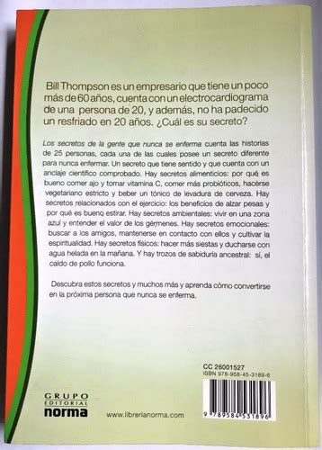 Los Secretos De La Gente Que Nunca Se Enferma Nutrici N Mercadolibre