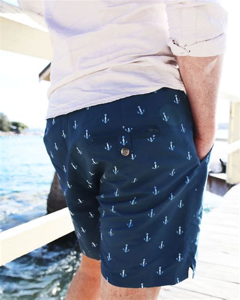 Eco Anchor Tailored Swim Shorts Father Son Boardshorts