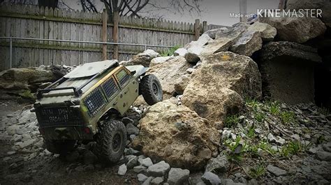 Axial Scx Jeep Rubicons Trading Off On Scale Backyard Course Youtube