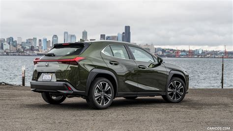 2019 Lexus UX (Color: Nori Green) | Rear Three-Quarter