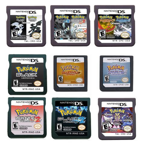 3ds Nds 64 Bit Gba Cartucho De Vídeo Game Console Cartão Pokémon