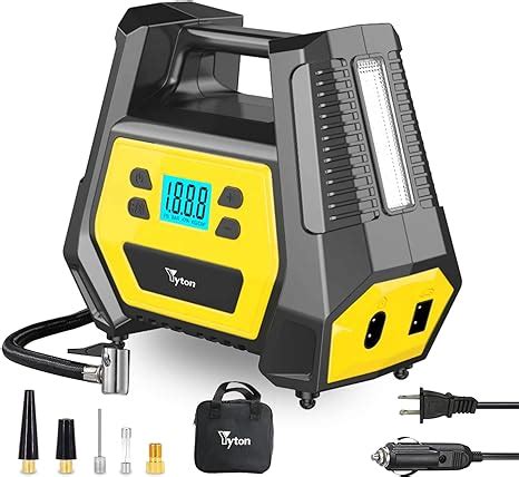 Amazon Tire Inflator Portable Air Compressor Yyton Ac Dc In