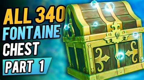 All 340 Fontaine Chest Location Part 1 Genshin Impact 4 0 YouTube