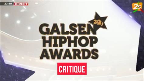 CRITIQUE GALSEN HIP HOP AWARDS 2021 YouTube