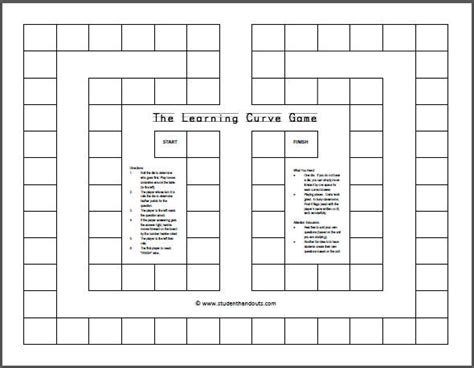 Printable Board Game Templates