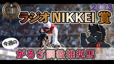 【今週のがるざ調教推奨馬】2023年ラジオnikkei賞（gⅢ） 【競馬好きへ】がるちゃんの初めの一歩