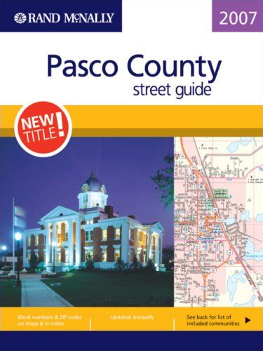 Rand Mcnally 2007 Pasco County Street Guide Uk