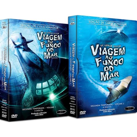 Dvd Viagem ao Fundo do Mar 2º Temporada Completa 8 Discos Submarino