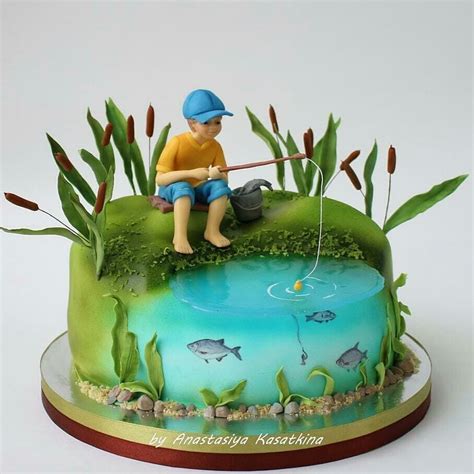 Simple Fishing Cake