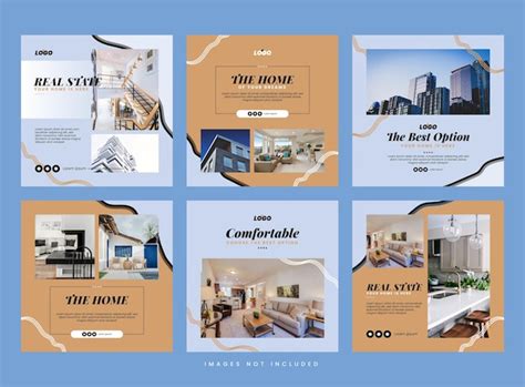 Premium Vector Real Estate Social Media Templates