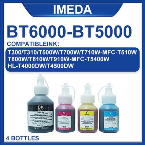 Bt Bt Dye Ink Refill Ink Compatible For Brother Printer Dcp