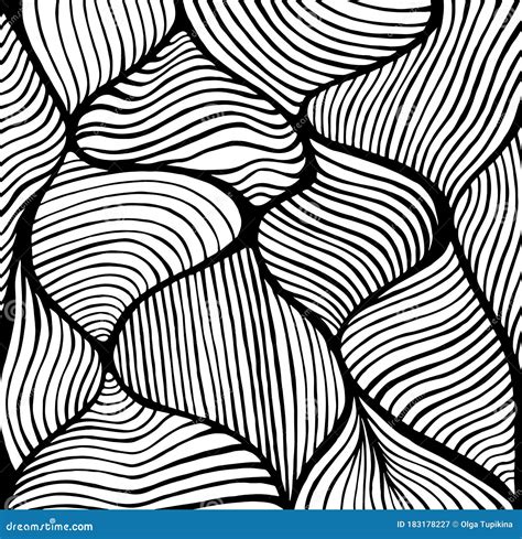 Abstract doodle Coloring page Art & Collectibles Drawing & Illustration ...