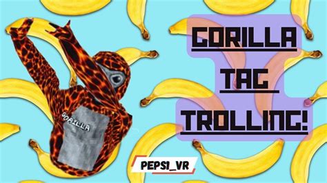 Lets Troll Some Kids In Gorilla Tag Youtube